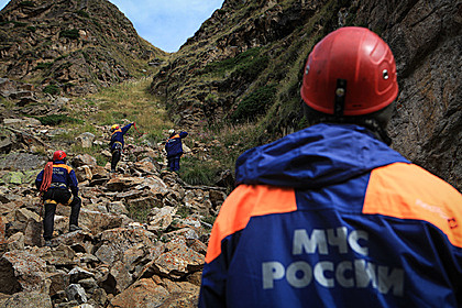 Группа альпинистов запросила помощь спасателей на Эльбрусе