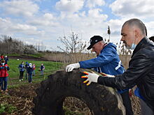 «Единороссы» вместе с региональным лидером Николаем Гриценко поддержали экологическую акцию в Выселках