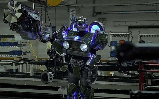 УАЗ создал робота-трансформера по мотивам внедорожника "Хантер"