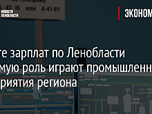 В росте зарплат по Ленобласти значимую роль играют промышленные предприятия региона