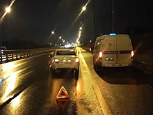 «Лада» и автомобиль полиции столкнулись на Бору