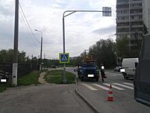 На улице Бусиновская горка поправили знаки «Пешеходный переход»