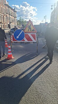 В Оренбурге на ул. Володарского в районе «зебры» провалился асфальт