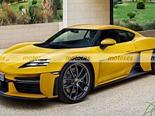 Представлены рендерные изображения электрического Porsche 718 Cayman