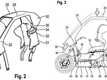 BMW разрабатывает электроскутер с крышей