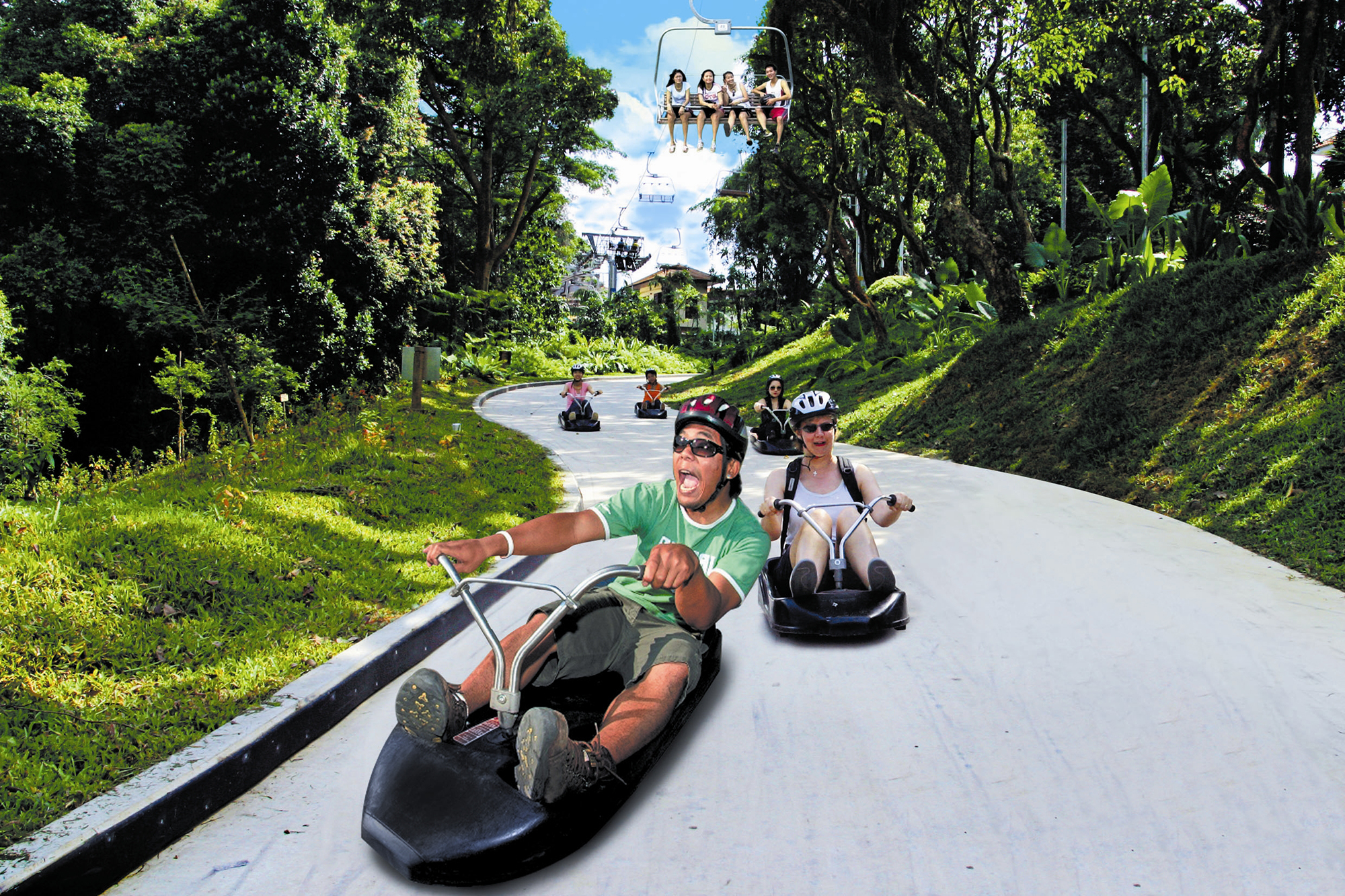 Аттракцион Skyline Luge, Сингапур, Сингапур