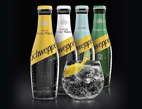 Всё новое – хорошо забытое старое: Schweppes представил новый дизайн бутылок