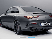 В Сети по ошибке опубликовали дебютный снимок сверхсильного седана Mercedes-AMG CLA