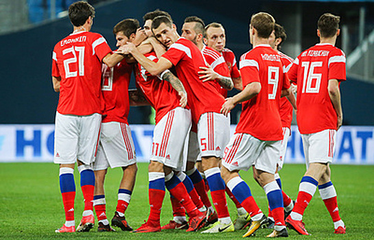 Сборная России поднялась на 62-е место в рейтинге ФИФА