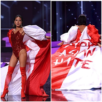 Участницы конкурса «Мисс Вселенная» написали на своих платьях послания протеста