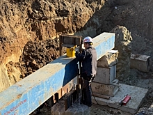 В волгоградском ЦПКиО начались испытания свай для 120-метрового колеса обозрения