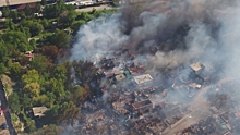 Пожар в Ростове-на-Дону повредил около 100 строений