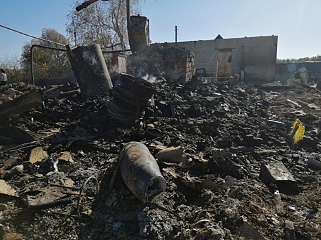 В ДНР заявили, что украинские войска сожгли дом в Горловке из беспилотников 