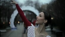 В Ростове балерина станцевала на морозе