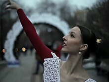 В Ростове балерина станцевала на морозе