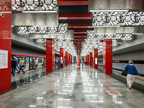 Архитектор рассказал, в чем смысл китайских орнаментов на станции "Мичуринский проспект"