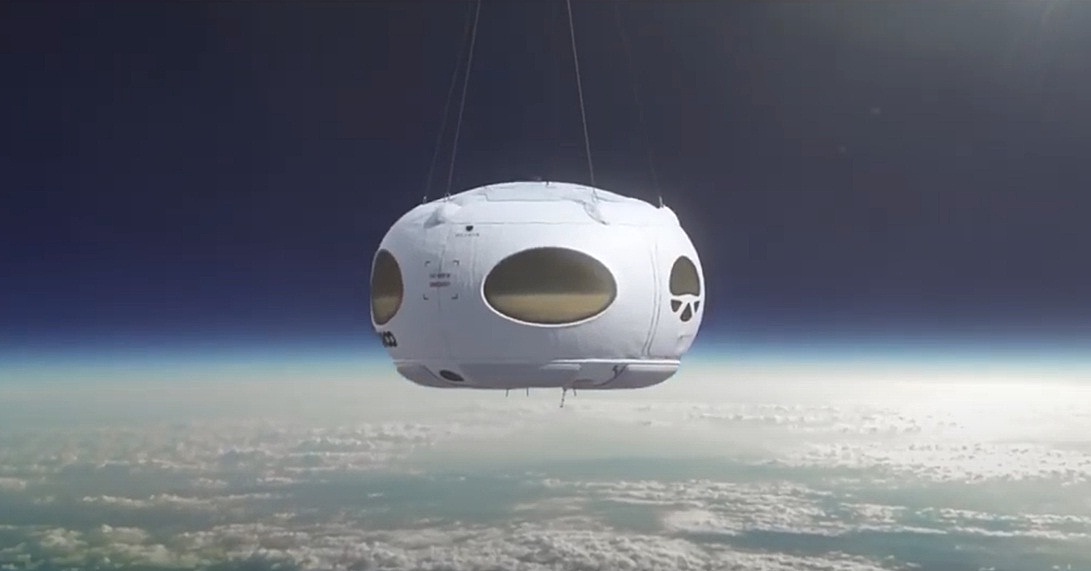 Испанская компания будет отправлять туристов в космос на огромных гелиевых шарах