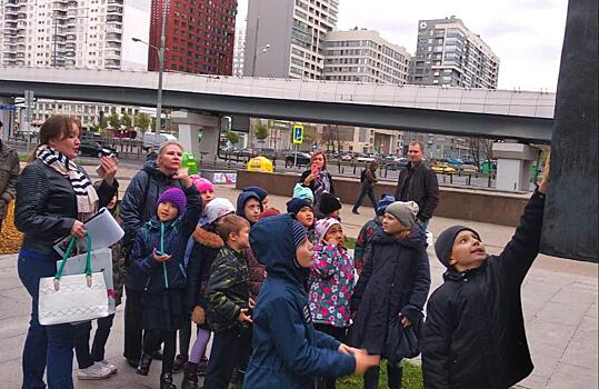 Детская библиотека Хорошево-Мневников организовала экскурсию по проспекту Маршала Жукова