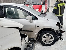 Два человека получили травмы в массовом ДТП на трассе М3