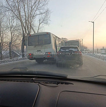 ДТП с маршруткой произошло в кузбасском городе