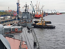 Отряд кораблей СФ выщел из порта Дудинка в Карское море