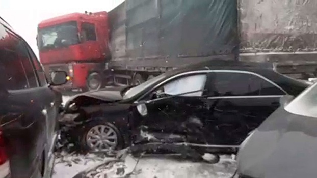 В Башкирии произошло ДТП с участием 9 машин