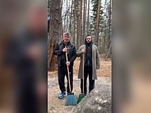 Пирцхалава и Тактаров подмели серафимовский камень в Нижегородской области