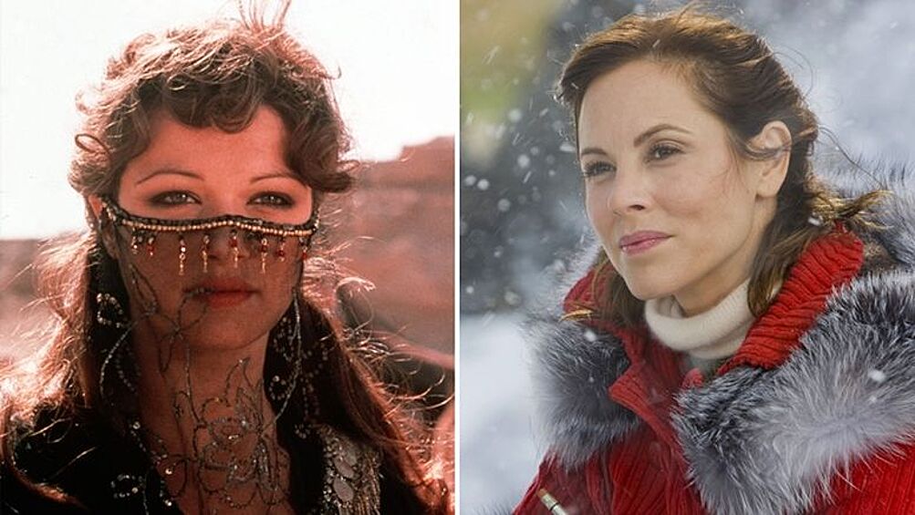 Эвелин Карнахан, франшиза «Мумия». (Рэйчел Вайс – Мария Белло). Рэйчел Вайс блистательно отыграла Эвелин в двух первых частях «Мумии», но в триквел решила не возвращаться – и в «Мумии: Гробница императора драконов» ее заменила Мария Белло.