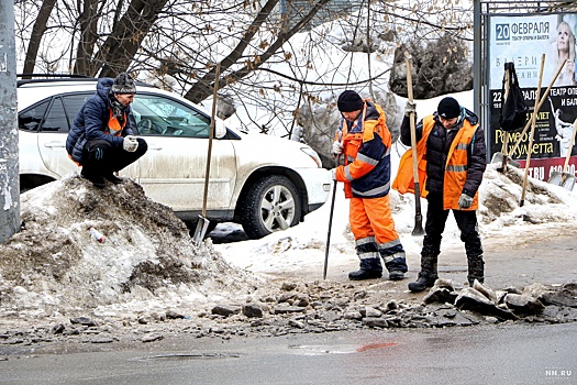 42 улицы и один мост очистят сегодня ночью от наледи в Нижнем Новгороде