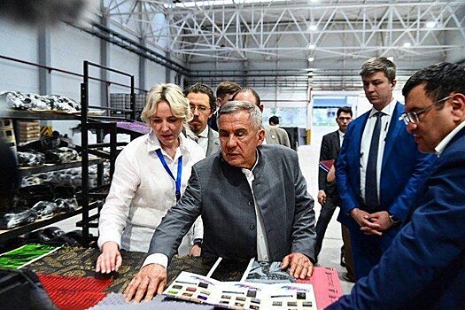 Раис Татарстана Рустам Минниханов посетил технопарк "Чирчик" в Ташкенте