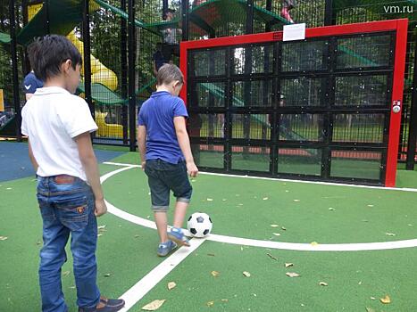 В Бабушкинском парке установили первые в Москве интерактивные футбольные ворота