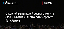 Открытой репетицией решил отметить свое 11-летие «Таврический» оркестр Ленобласти