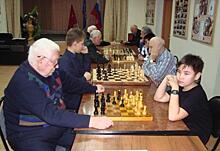 Представители старшего поколения и школьники посоревновались в шахматно-шашечном турнире в честь Дня пожилого человека