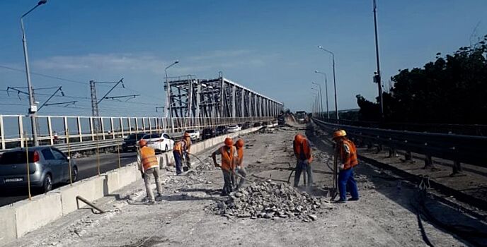 В Ростове начался ремонт Западного моста