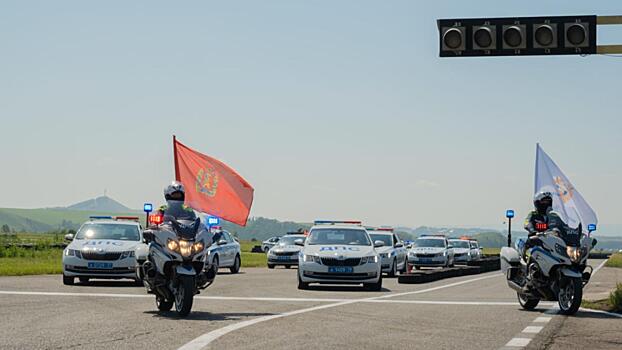 В Красноярском крае прошли гонки экипажей дорожно-патрульной службы