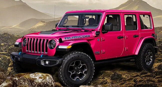 Внедорожник Jeep Wrangler стал милее в новом цвете