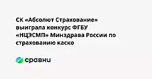 СК «Абсолют Страхование» выиграла конкурс ФГБУ «НЦЭСМП» Минздрава России по страхованию каско