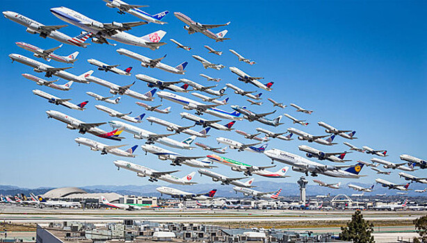 Стаи железных птиц: как выглядят транспортные потоки в аэропортах мира