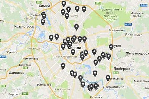 РИАМО запустило интерактивную карту сносимых в пятую волну самостроев Москвы