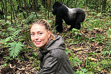 Путешествие Марии Шараповой по Африке – гориллы, гепарды, видео