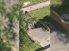 Появилось видео с места нападения неизвестного в Сургуте