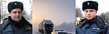 Водитель большегрузного автомобиля поблагодарил орловских полицейских, которые не дали ему замёрзнуть на трассе