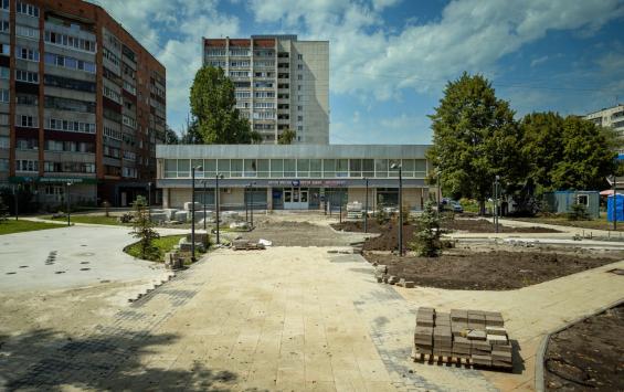 В Курске продолжается благоустройство общественных пространств по нацпроекту «Инфраструктура для жизни»
