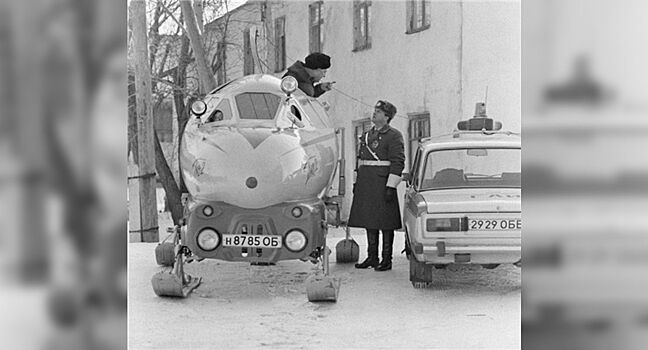 Уникальный снегоход ГМВ-2 времен СССР