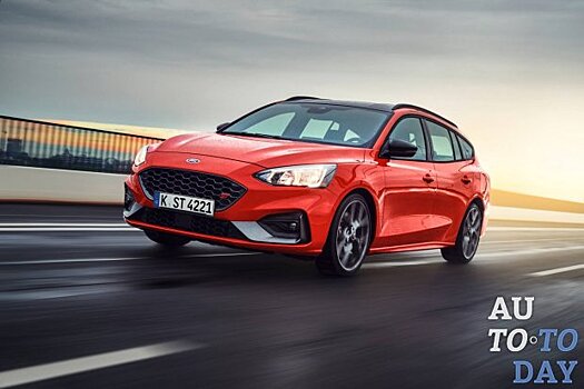 Ford выпускает первые изображения семейного автомобиля Focus ST