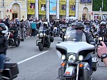 Тысячи байкеров приняли участие в крупнейшем мотопробеге в Воронеже