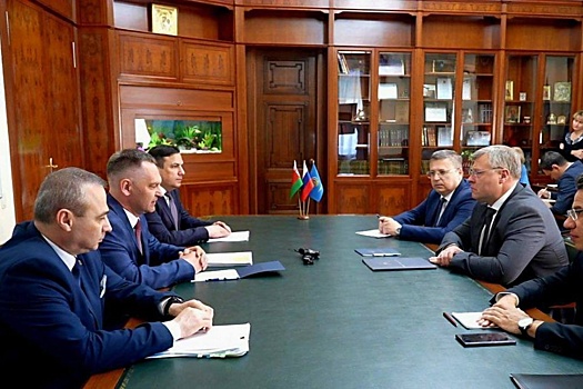 Губернатор Астраханской области встретился с министром транспорта Беларуси