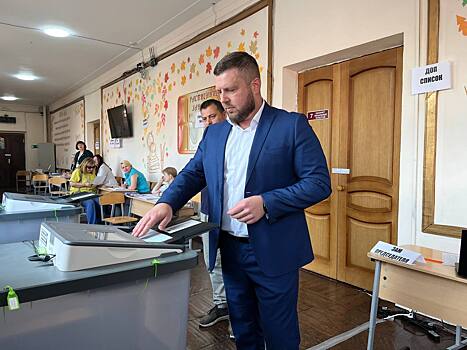 Евгений Лобов проголосовал на выборах губернатора Курской области