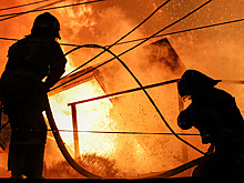 Площадь пожара на автозаводе АГР в Калуге составляет 700 кв. м