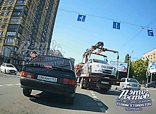 В Ростове привлекли к ответственности водителя эвакуатора, нарушившего ПДД